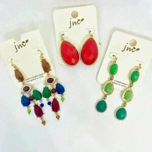 Statement Earrings Bundle - 3 set